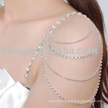 decorative circle rhinestone bra strap